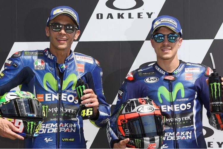 Vinales and Rossi to start 1-2 at Mugello