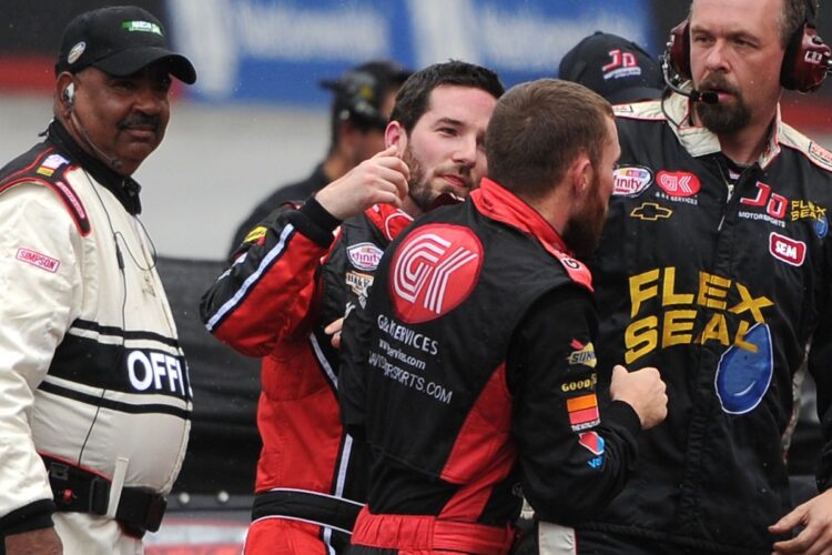 Ross Chastain punched Jeremy Clements during Xfinity red flag