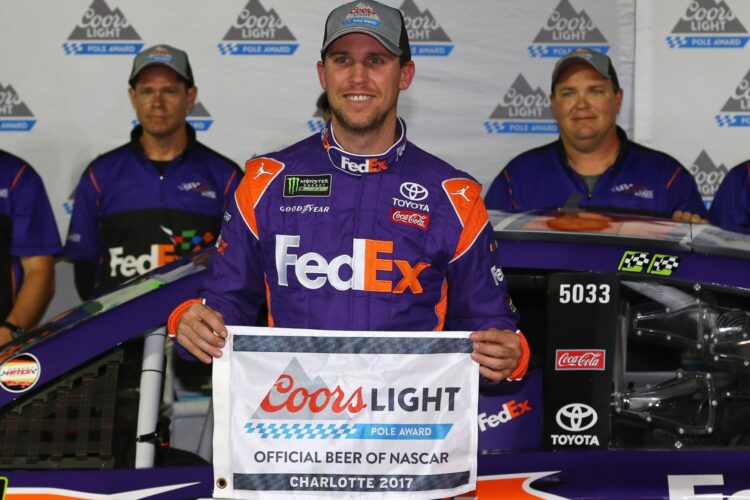 Denny Hamlin Gives Toyota Front-Row Qualifying Sweep