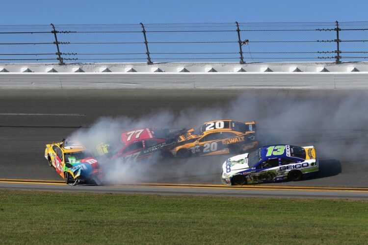 Kyle Busch not happy with Goodyear after wreck