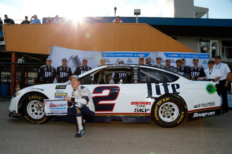 Keselowski wins Michigan pole