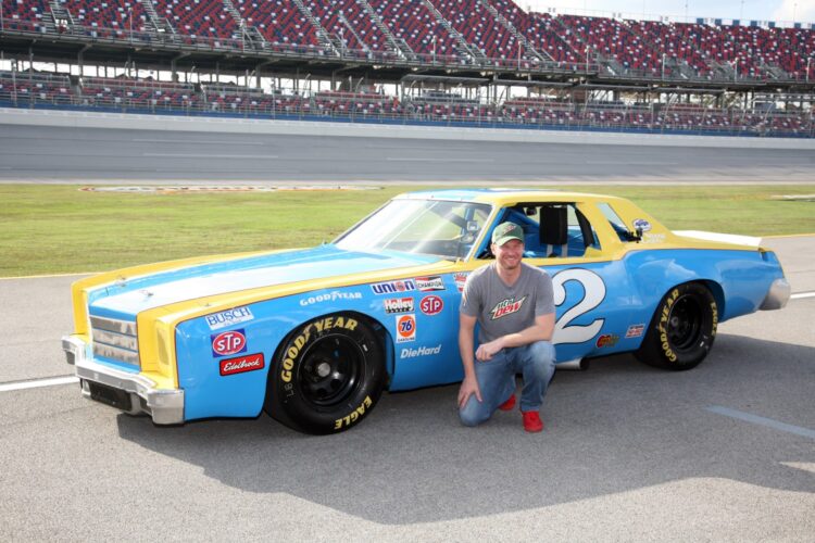 Earnhardt Sr.’s No. 2 Chevy Presented to Dale Earnhardt Jr. by Talladega