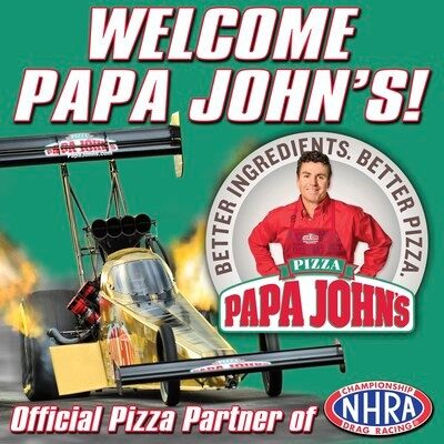 Papa John’s Named Official Pizza Partner Of NHRA