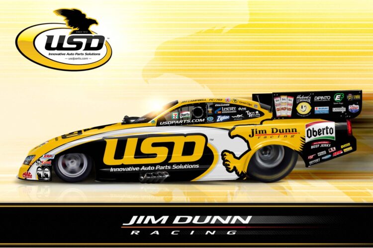 Jim Dunn Racing and USD Parts Inc Extend Phoenix NHRA Race Promotion