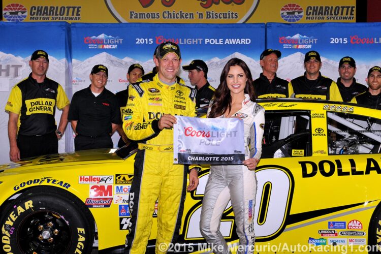 Matt Kenseth Wins Bank of America 500 Pole