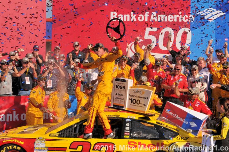 Joey Logano Dominates To Win Bank Of America 500