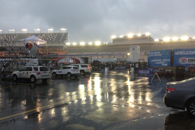 Bank Of America 500 Postponed Due To Rain