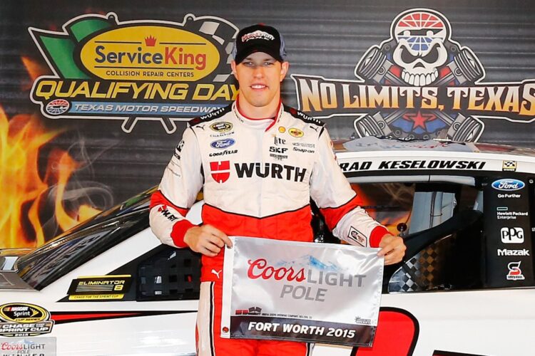 Brad Keselowski Scores Third Pole Of The Season