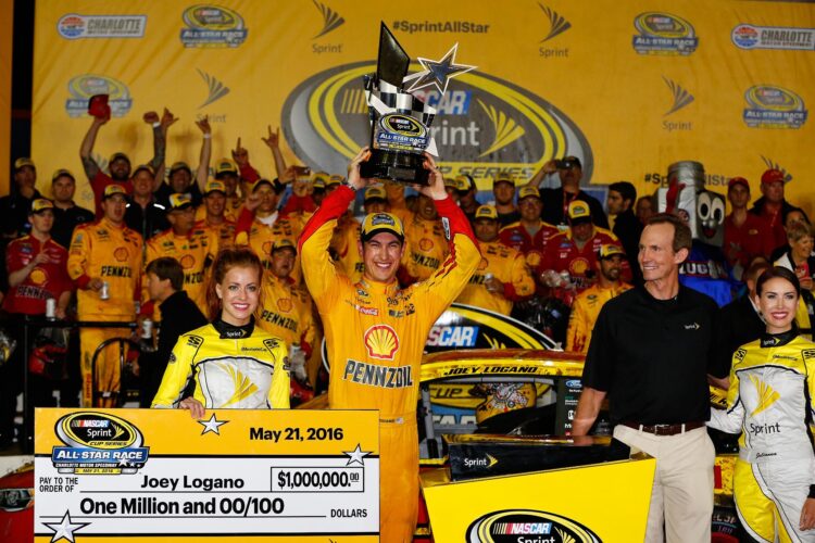 Joey Logano Wins Wild NASCAR Sprint All Star Race