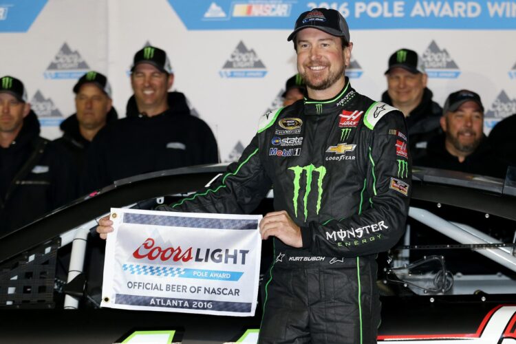 Kurt Busch Wins Pole After Kyle Busch Disqualified