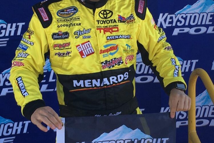 Matt Crafton on Atlanta Truck Series Pole