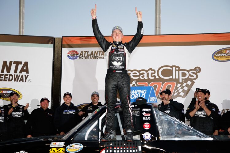 John Nemechek Becomes Youngest Atlanta Winner