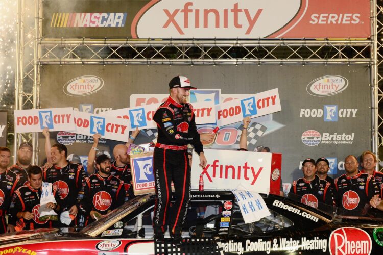 Austin Dillon Steals Victory In Bristol Xfinity Race