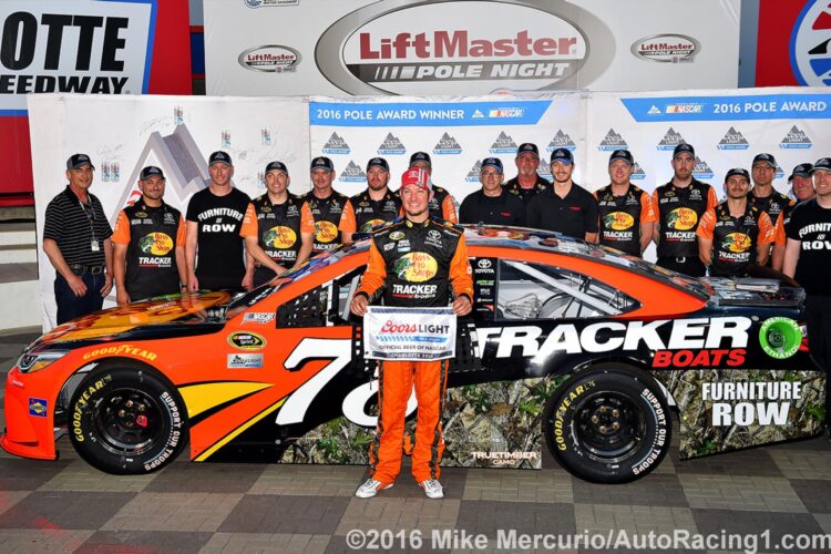 Martin Truex, Jr. Wins Pole For Coca Cola 600