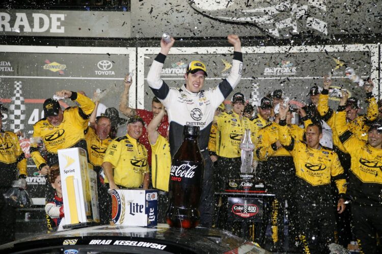 Brad Keselowski Scores First Daytona Victory