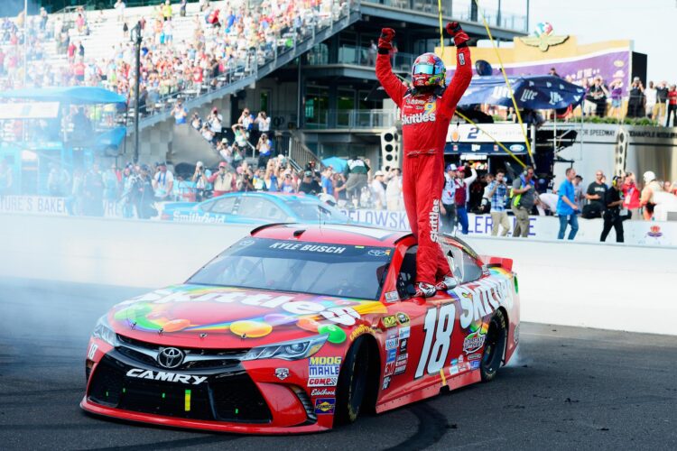 Kyle Busch Completes Historic Indy Sweep