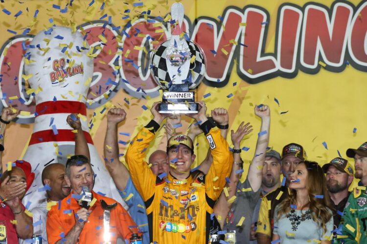 Kyle Busch Scores First Kansas Sprint Cup Victory