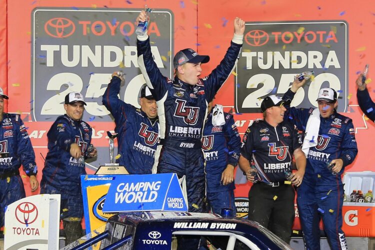 William Byron Scores First Career Truck Series Win