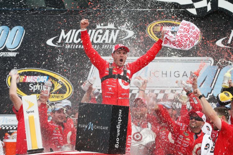 Kyle Larson First Time Sprint Cup Winner at Michigan