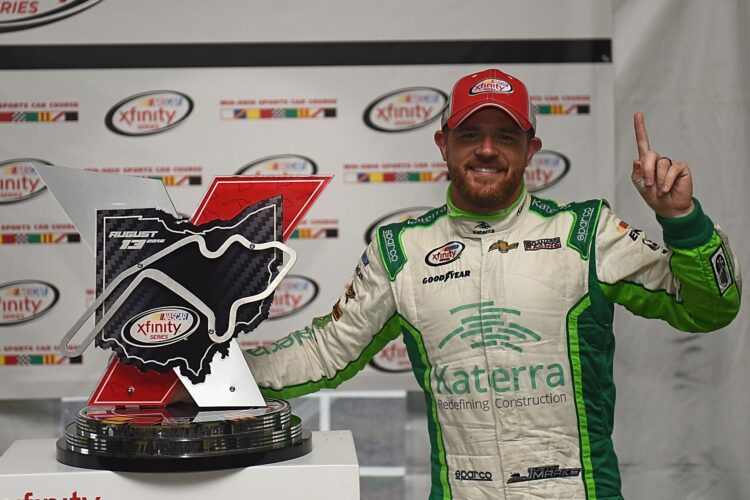 Justin Marks Wins Rain-Soaked Xfinity Series Race