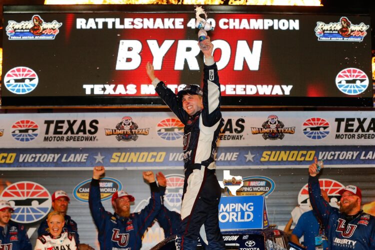 William Byron Scores Second-Career Truck Series Win