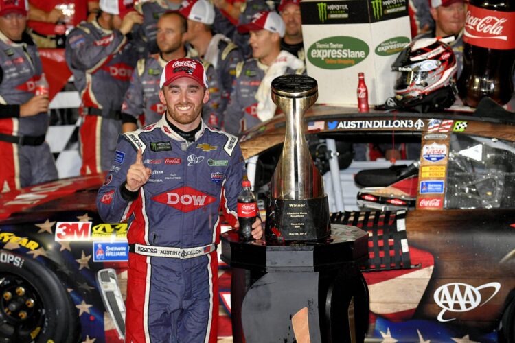 Austin Dillon Scores First-Career Cup Victory