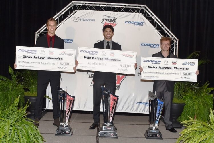 Mazda RTI Championship Celebration Distributes Over $2.6 Million in Awards