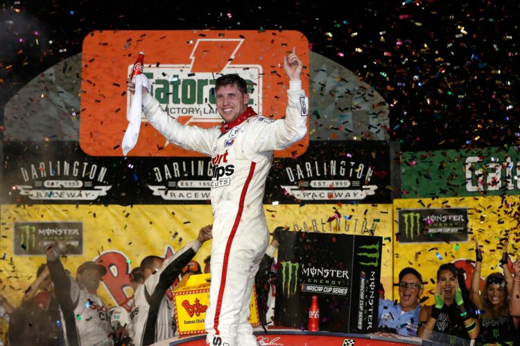 Denny Hamlin Rallies To Score Second Southern 500 Win