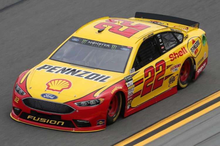 Joey Logano Leads Opening Daytona 500 Practice