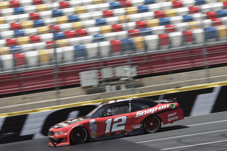 Ryan Blaney Fastest In Charlotte Testing