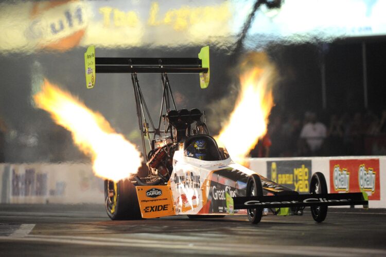 Millican, C. Force, Coughlin, Jr. Lead Houston NHRA Qualifying