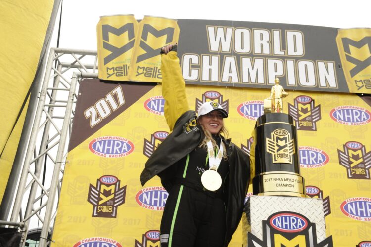 Brittany Force Wins First NHRA Top Fuel Championship