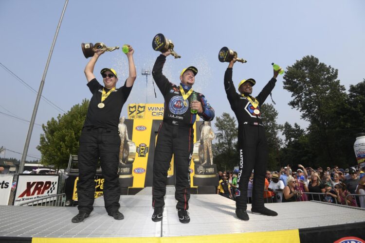 Brown, Hight, Skillman Top NHRA Northwest Nationals