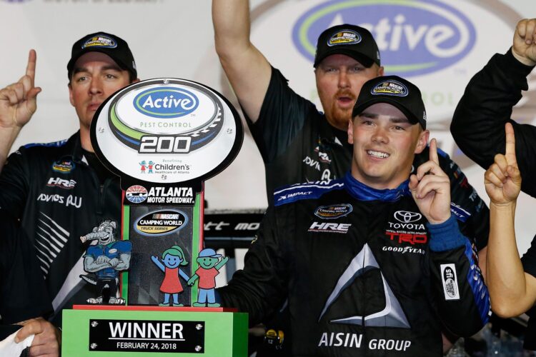 Brett Moffitt Surges As Busch Falters In Truck Race