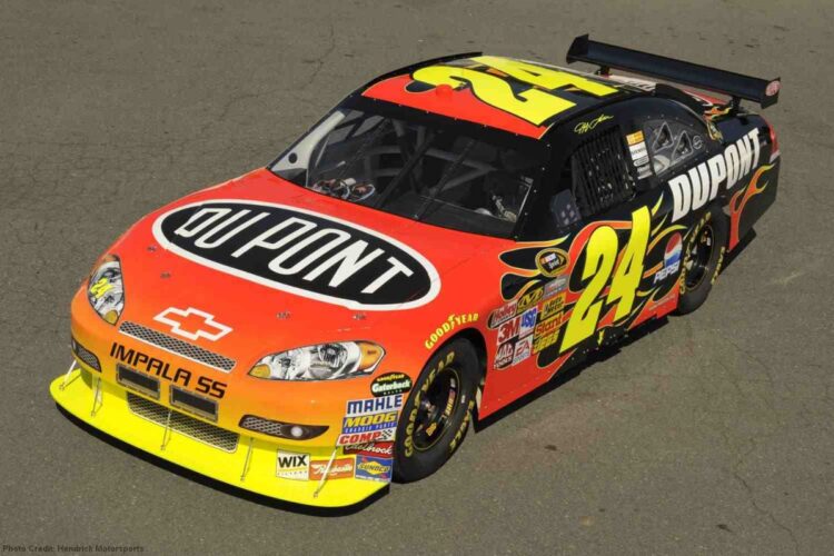 New paint scheme for Jeff Gordon