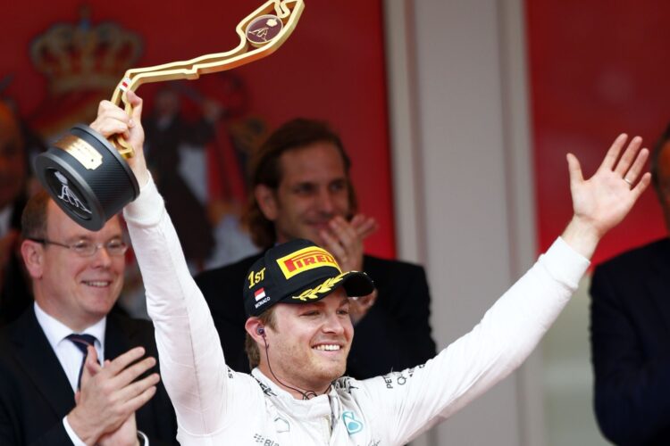 Rosberg wins 3rd-straight Monaco GP