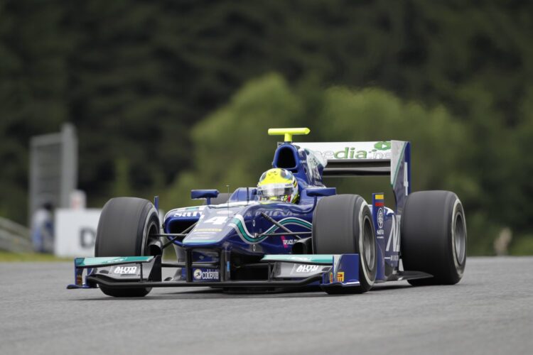 Julian Leal leads the way in GP2 at the Red Bull Ring