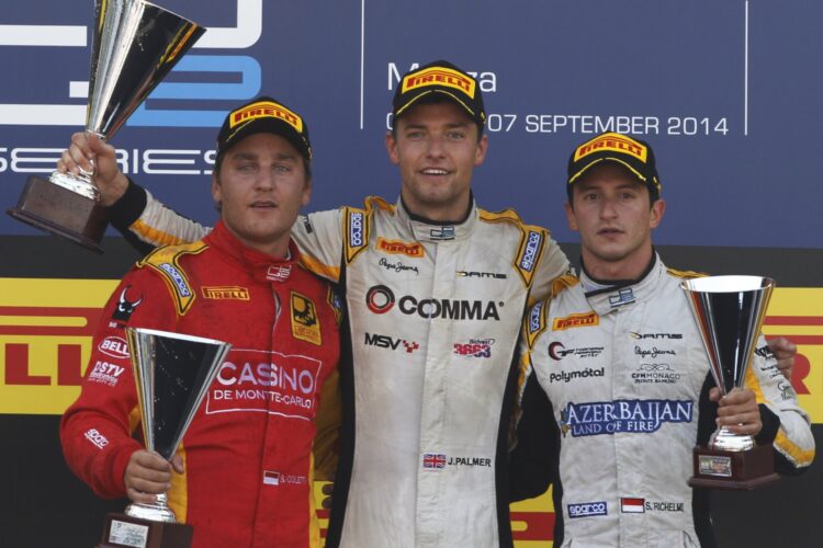 Palmer powers to GP2 sprint win