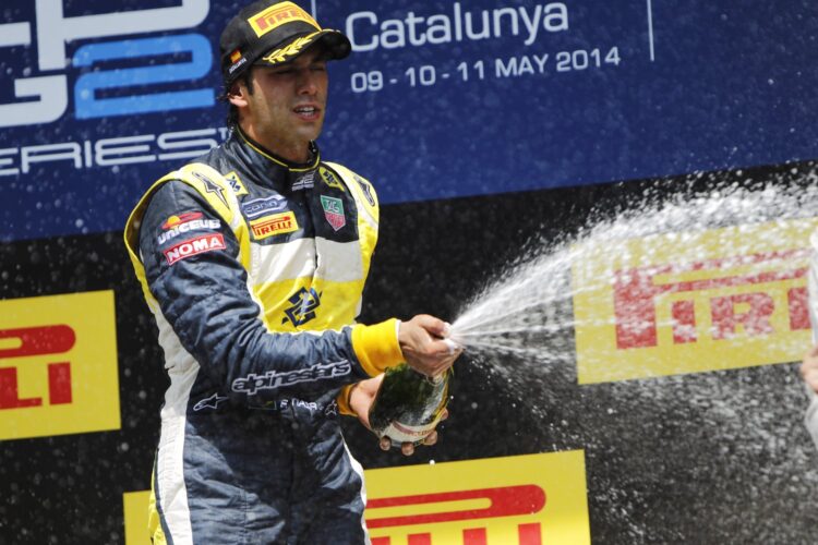 Nasr wins first GP2 race on 50th start