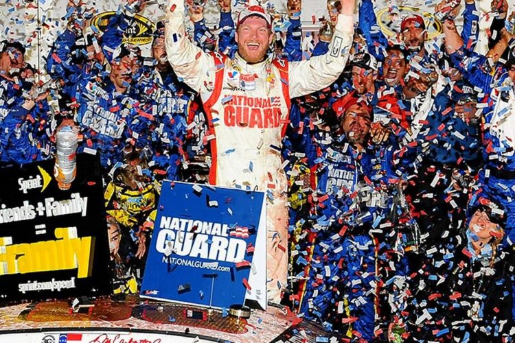 Dale Earnhardt Jr. wins rain delayed Daytona 500