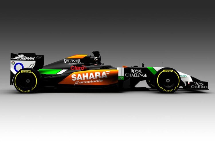 First look: 2014 Force India F1 car (Update)