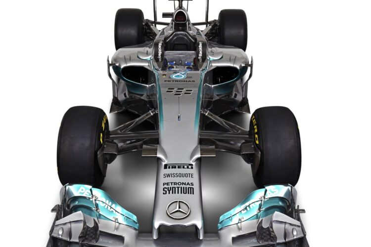 Mercedes launches 2014 F1 W05 challenger