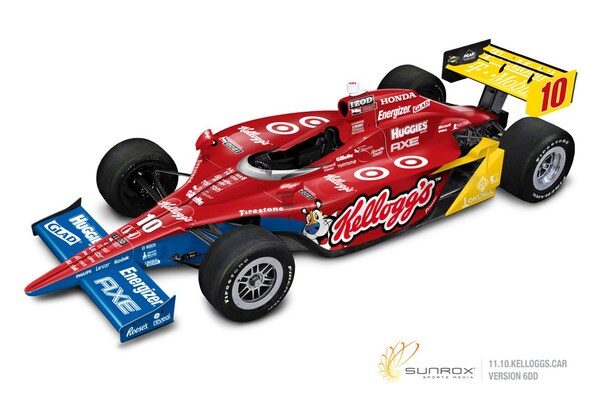 Franchitti to drive Kellogg’s-backed car in two races