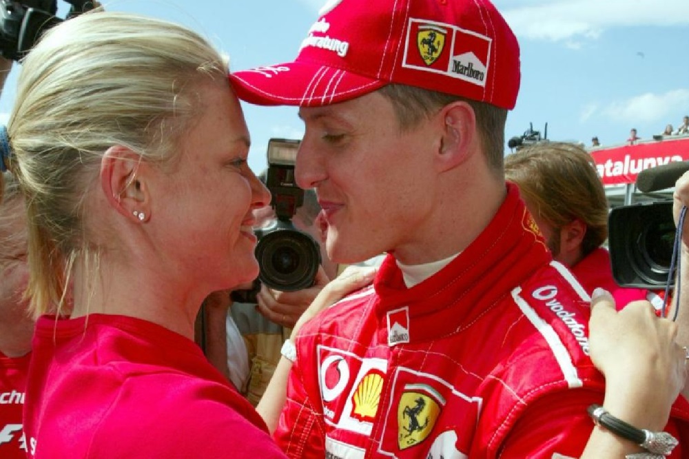 Corinna and Michael Schumacher