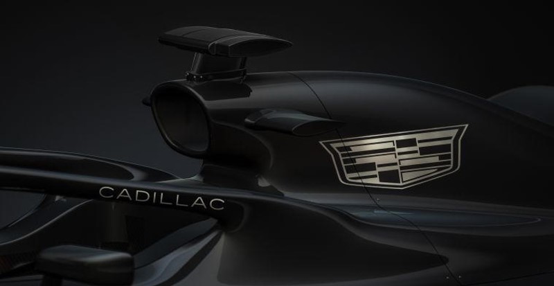 Cadillac F1 rendering logo