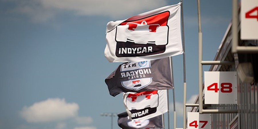 Indycar Flags. Image supplied by Penske Entertainment