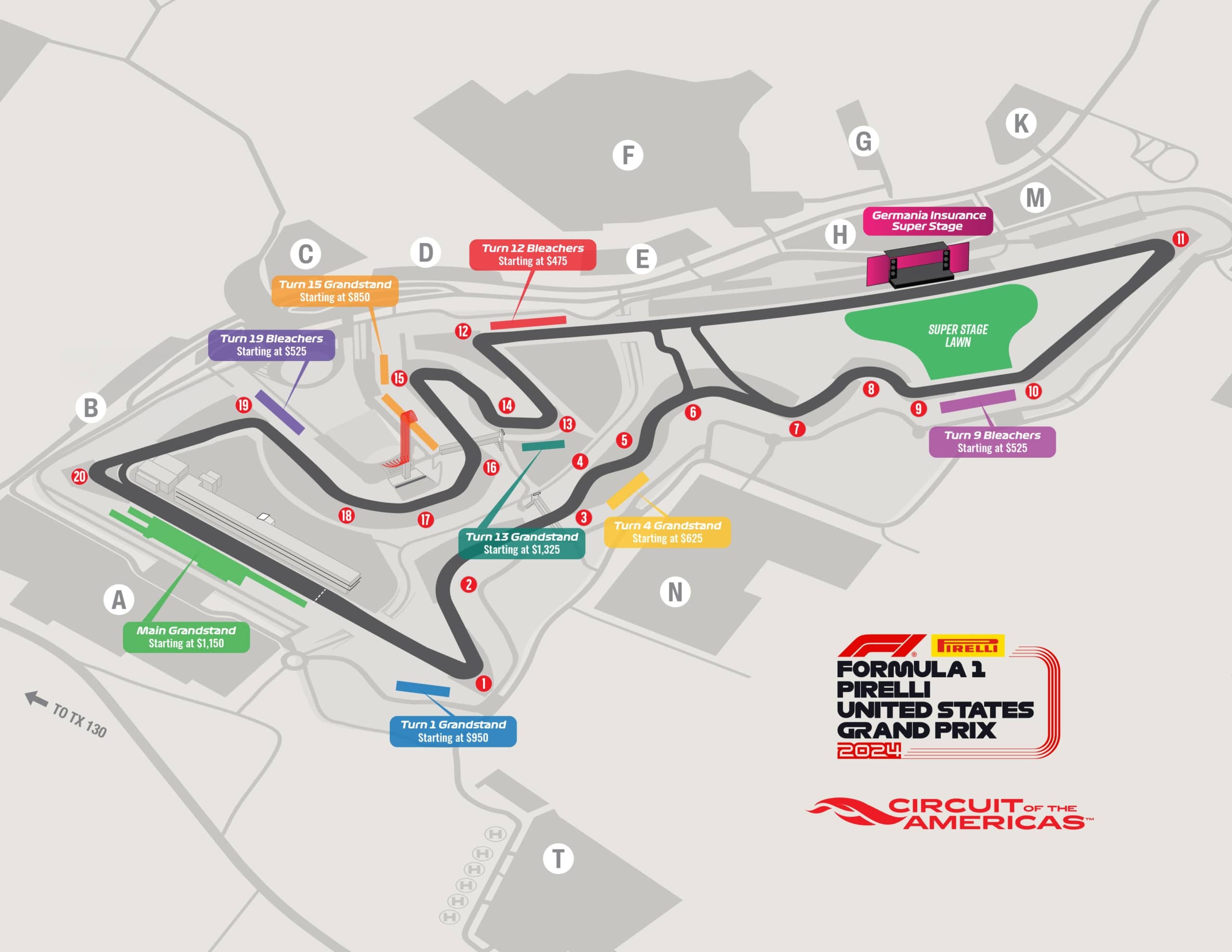 2024 COTA Track Map