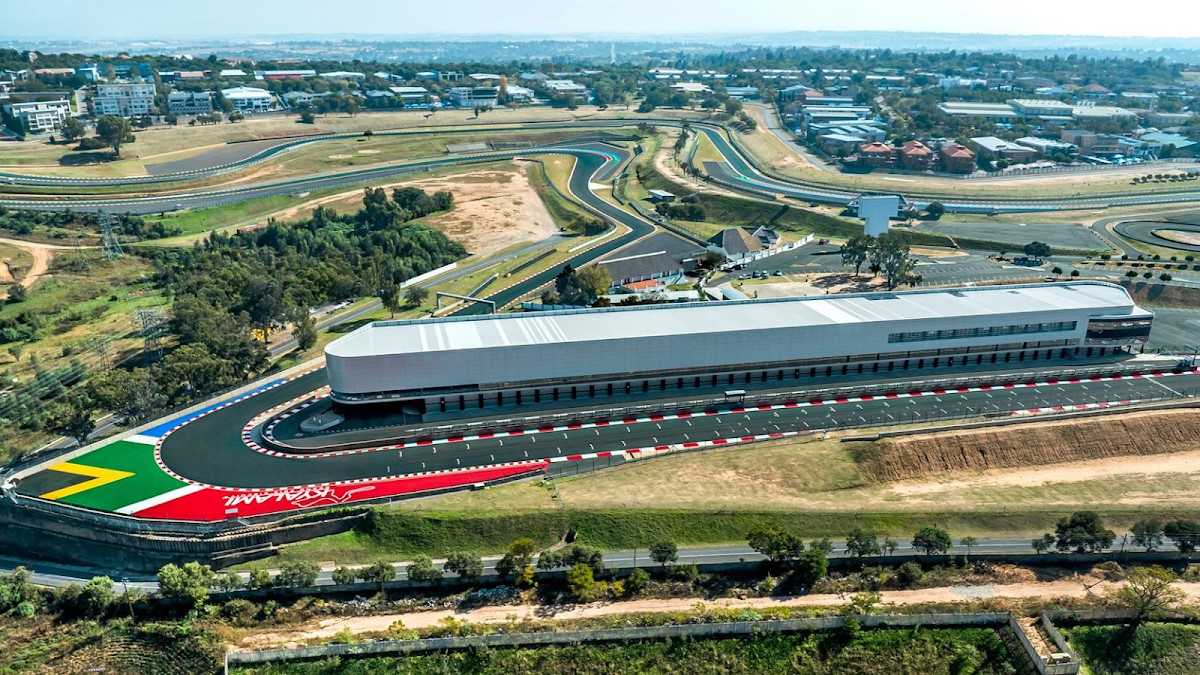 Kyalami circuit in South Africa