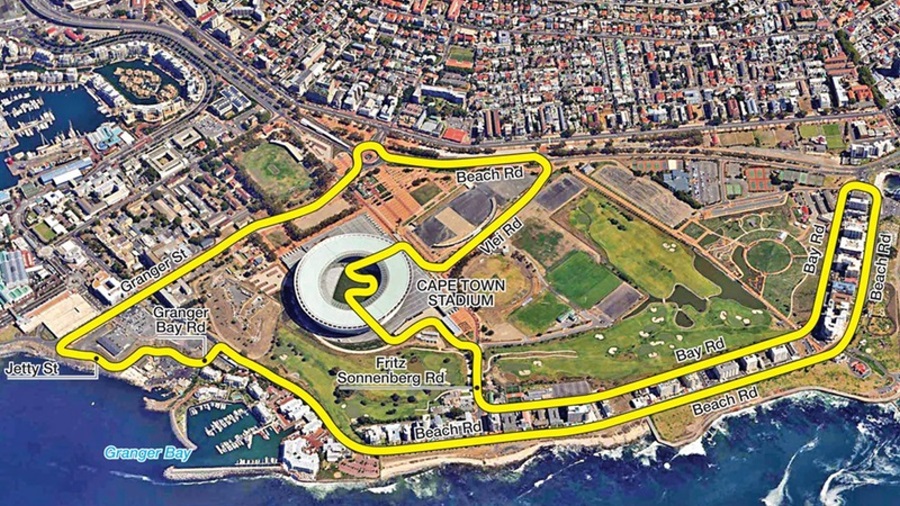 Proposed Cape Town F1 circuit - Revised